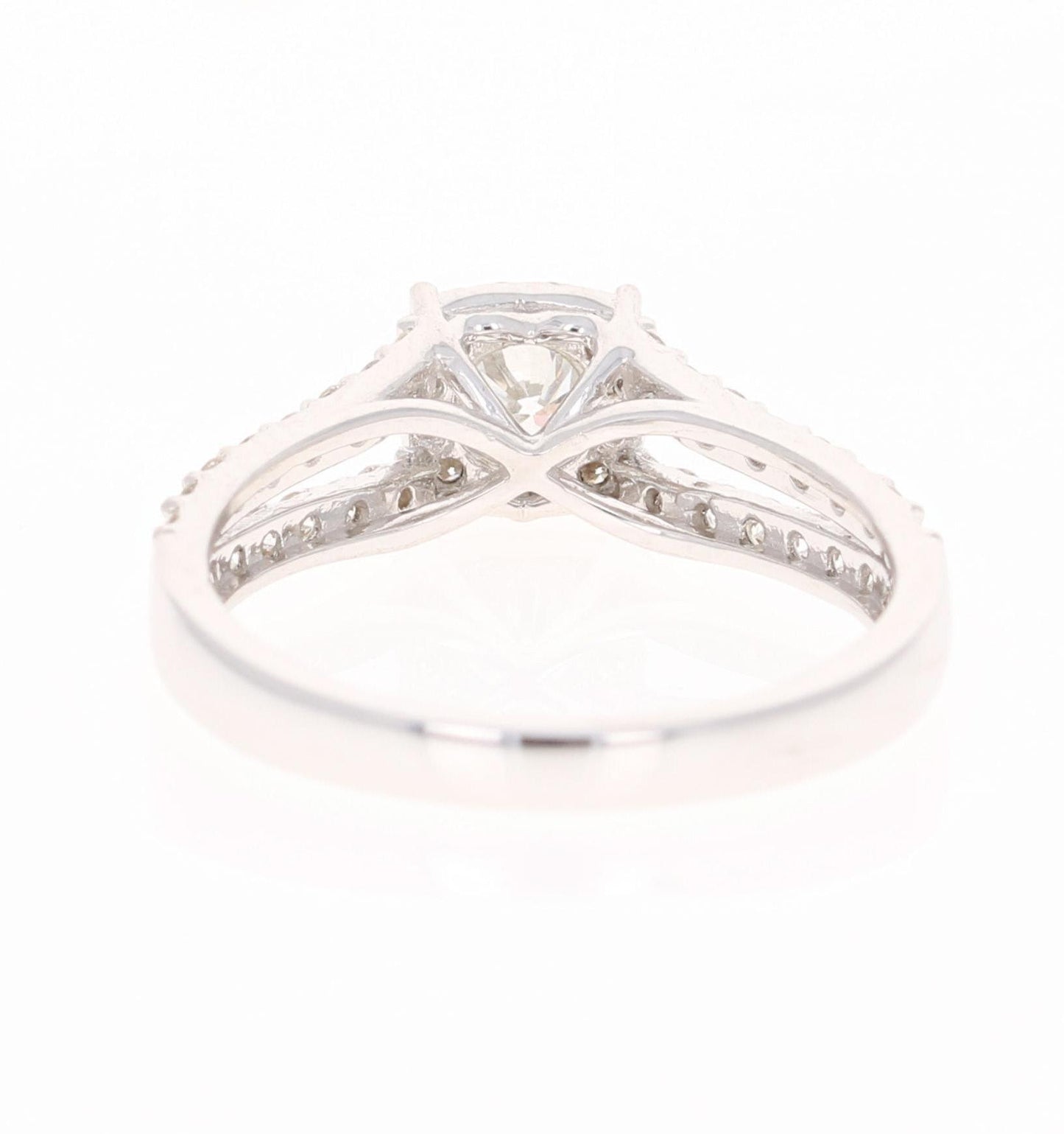 0.95 Carat Diamond White Gold Engagement Ring