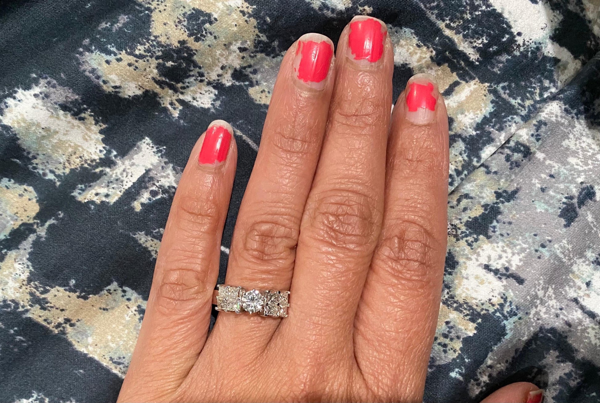 1.25 Carat Diamond 14 Karat White Gold Engagement Ring