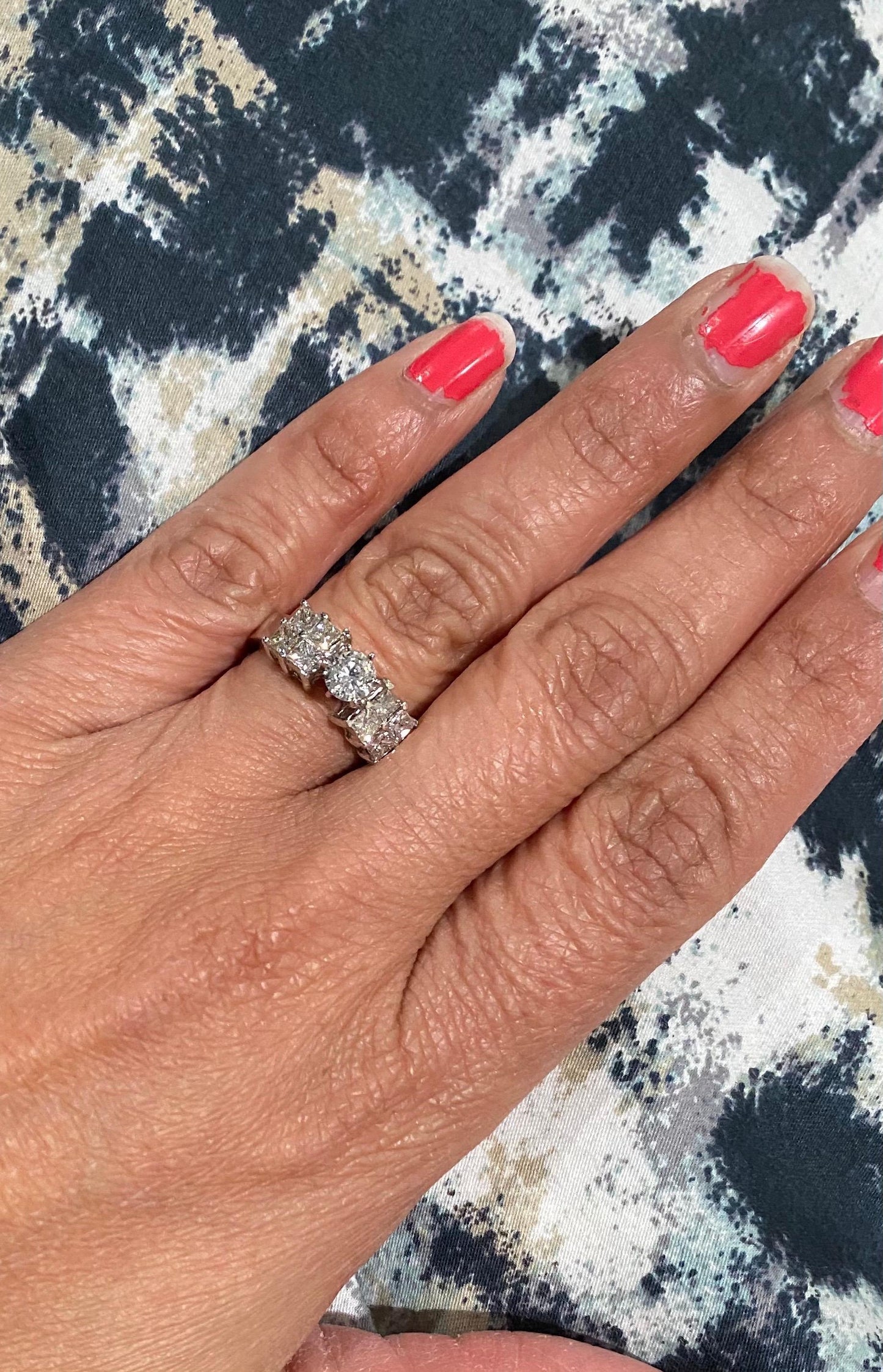 1.25 Carat Diamond 14 Karat White Gold Engagement Ring