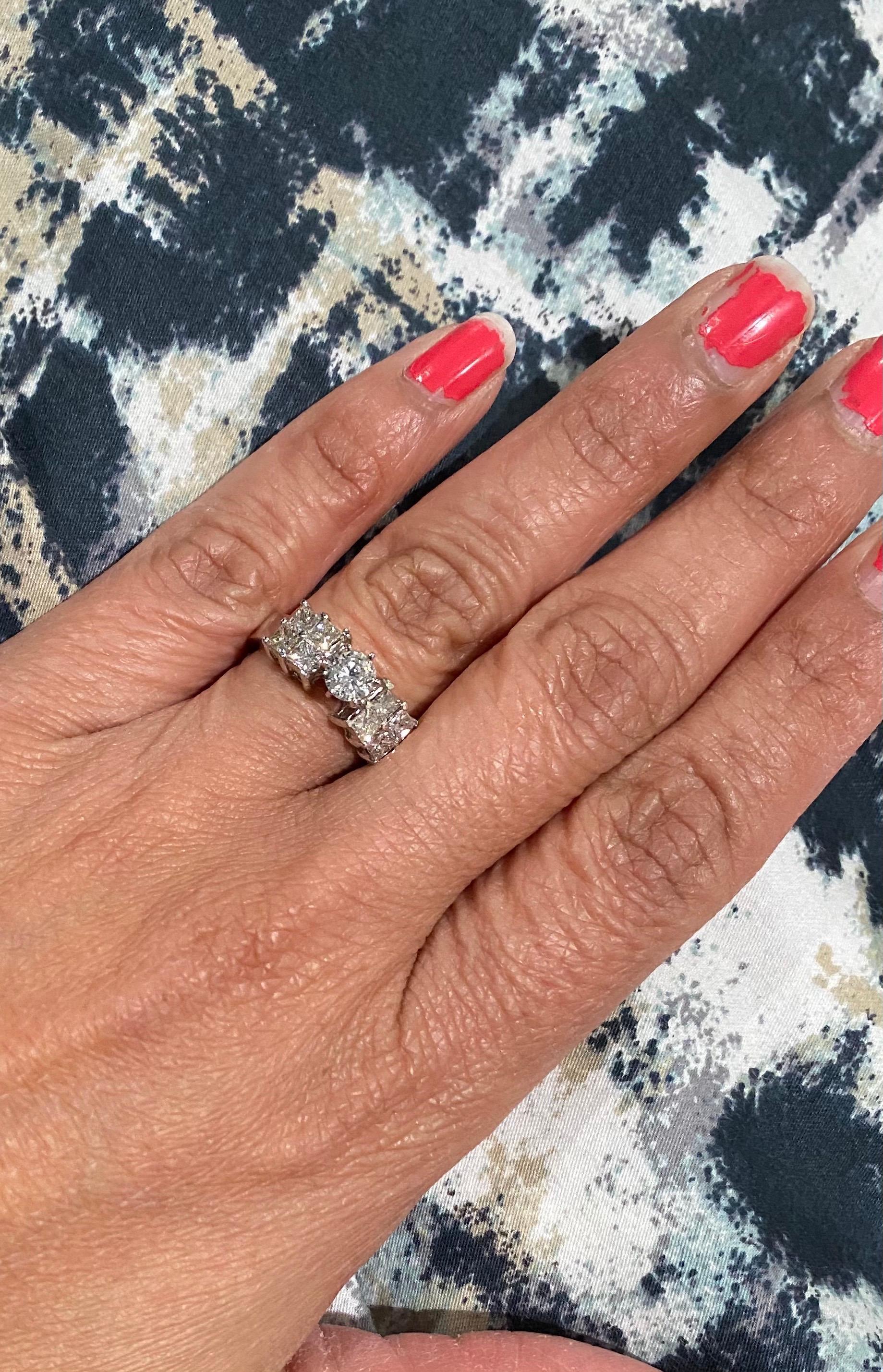 1.25 Carat Diamond 14 Karat White Gold Engagement Ring