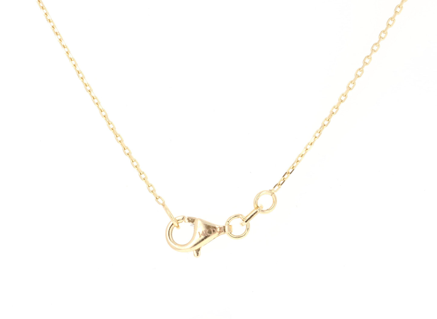 2.80 Carat Black Diamond White Diamond Yellow Gold Pendant