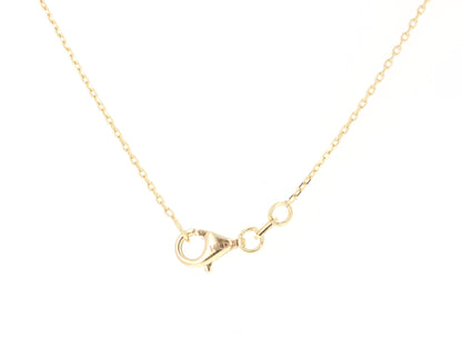 2.80 Carat Black Diamond White Diamond Yellow Gold Pendant